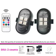 RGB LED Strobe Underglow Lights for eBikes